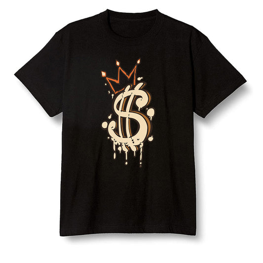 Pop Colour AJ6 Retro SP Travis Scott British Khaki - Money - Black Men T-shirt