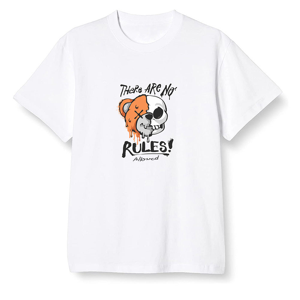 Pop Colour AJ1 Retro High OG Shattered Backboard - No Rules Teddy Bear - White Men T-shirt