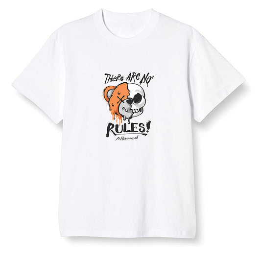Pop Colour AJ1 Retro High OG Shattered Backboard - No Rules Teddy Bear - White Men T-shirt