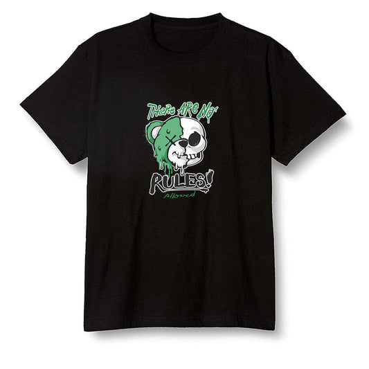 Pop Colour AJ1 Retro High OG Pine Green J10456 - No Rules Teddy Bear - Black Men T-shirt