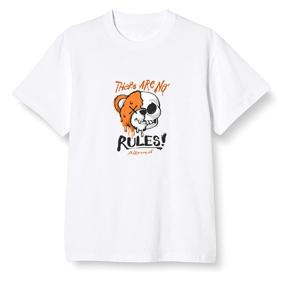 Pop Colour AJ1 Retro High OG Shattered Backboard Away - No Rules Teddy Bear - White Men T-shirt