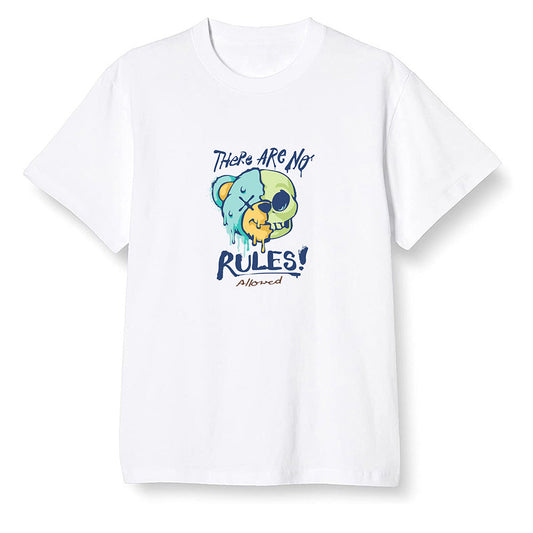 Pop Colour AJ1 Retro High OG Tokyo Bio Hack - No Rules Teddy Bear - White Men T-shirt