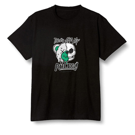 Pop Colour AJ1 Retro High OG Pine Green J10443 - No Rules Teddy Bear - Black Men T-shirt