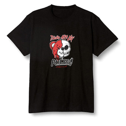 Pop Colour AJ1 Retro High OG Origin Story - No Rules Teddy Bear - Black Men T-shirt