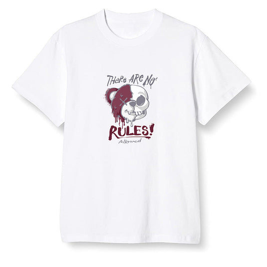 Pop Colour AJ1 Retro High OG Bordeaux - No Rules Teddy Bear - White Men T-shirt