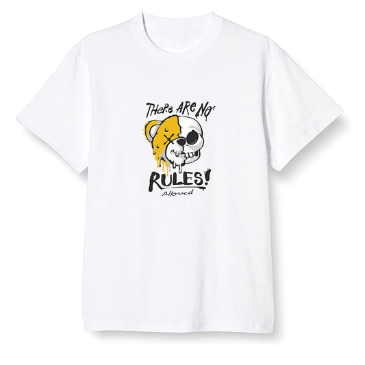 Pop Colour AJ1 Retro High OG Pollen - No Rules Teddy Bear - White Men T-shirt