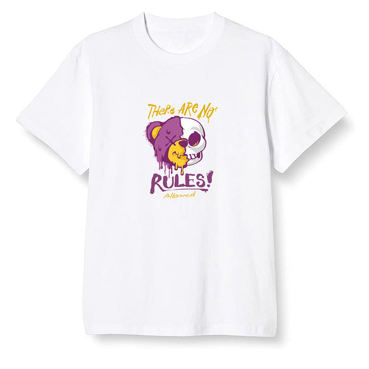 Pop Colour AJ1 Retro High OG Brotherhood - No Rules Teddy Bear - White Men T-shirt
