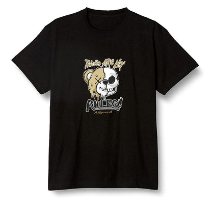 Pop Colour AJ1 Retro Hi Prm Mushroom - No Rules Teddy Bear - Black Men T-shirt