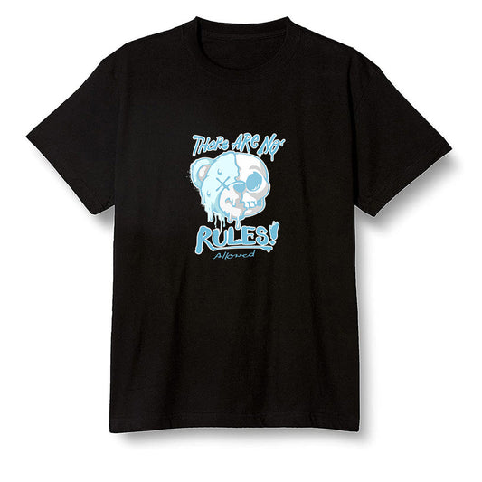 Pop Colour AJ1 NRG Joint Model - White - No Rules Teddy Bear - Black Men T-shirt