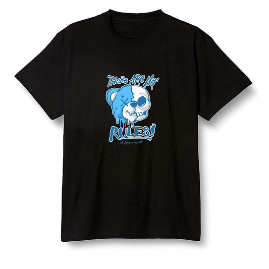 Pop Colour AJ1 NRG Joint Model - UNC - No Rules Teddy Bear - Black Men T-shirt