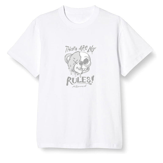 Pop Colour AJ1 Retro High '85 OG Neutral Grey - No Rules Teddy Bear - White Men T-shirt