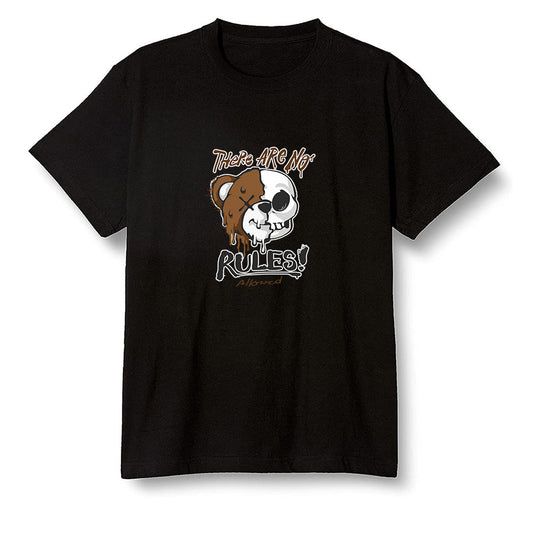 Pop Colour AJ1 High OG TS SP Travis Scott - Mocha - No Rules Teddy Bear - Black Men T-shirt