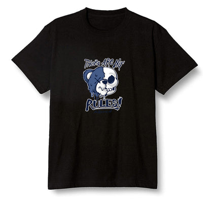 Pop Colour AJ1 High OG CO JP Midnight Navy - No Rules Teddy Bear - Black Men T-shirt