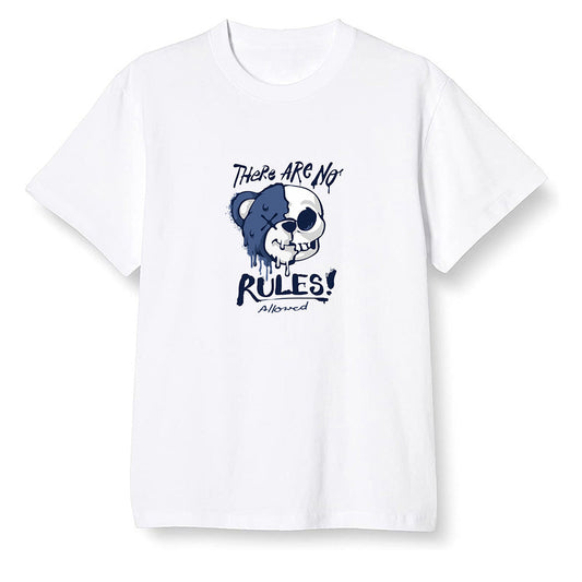 Pop Colour AJ1 High OG CO JP Midnight Navy - No Rules Teddy Bear - White Men T-shirt