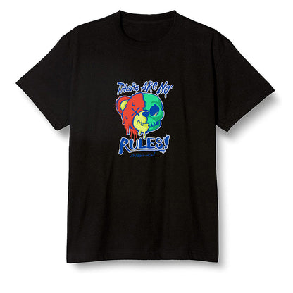 Pop Colour AJ1 Retro OG High J Balvin - Colores Y Vibras - No Rules Teddy Bear - Black Men T-shirt