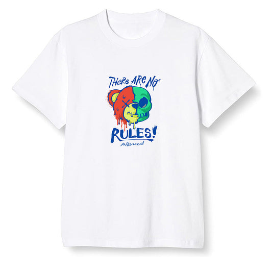 Pop Colour AJ1 Retro OG High J Balvin - Colores Y Vibras - No Rules Teddy Bear - White Men T-shirt