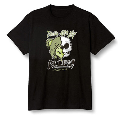 Pop Colour AJ6 Retro SP Travis Scott - Medium Olive - No Rules Teddy Bear - Black Men T-shirt