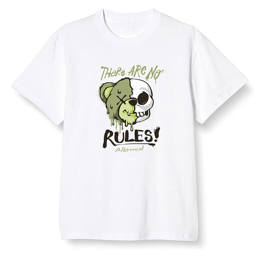 Pop Colour AJ6 Retro SP Travis Scott - Medium Olive - No Rules Teddy Bear - White Men T-shirt