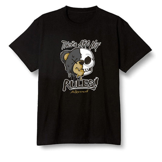 Pop Colour AJ6 Retro Dmp Defining Moments - No Rules Teddy Bear - Black Men T-shirt