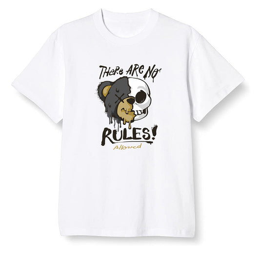 Pop Colour AJ6 Retro Dmp Defining Moments - No Rules Teddy Bear - White Men T-shirt