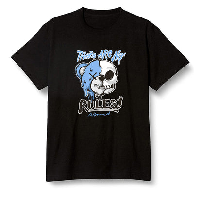 Pop Colour AJ6 UNC White - No Rules Teddy Bear - Black Men T-shirt