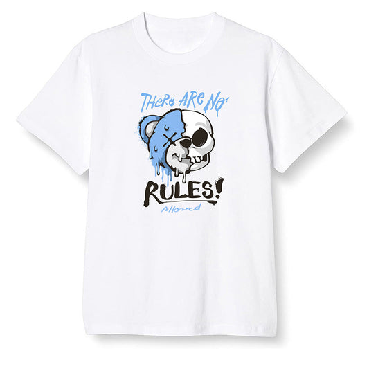 Pop Colour AJ6 UNC White - No Rules Teddy Bear - White Men T-shirt