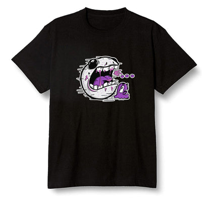 Pop Colour AJ1 Zoom Cmft Psg - Pac Man and ghost - Black Men T-shirt
