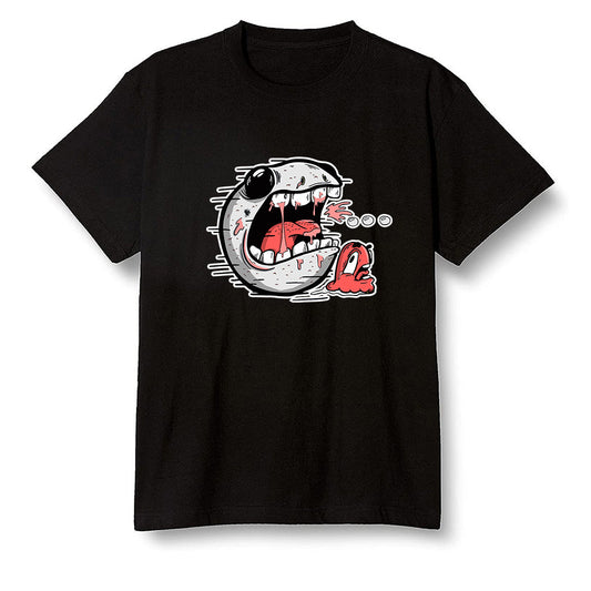 Pop Colour AJ6 Retro Tinker Hatfield - Pac Man and ghost - Black Men T-shirt