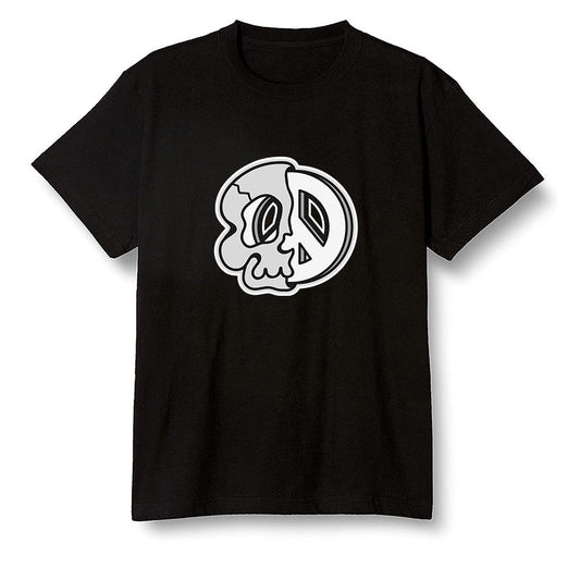 Pop Colour AJ1 Retro High OG CO Japan - Neutral Grey - Peace and skull - Black Men T-shirt