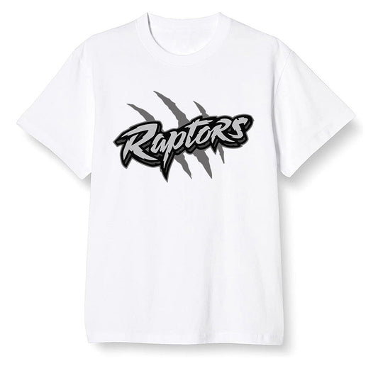 Pop Colour AJ1 Low 'Triple Black' Black - Raptors - White Men T-shirt