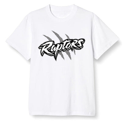 Pop Colour AJ1 Low Triple White - Raptors - White Men T-shirt