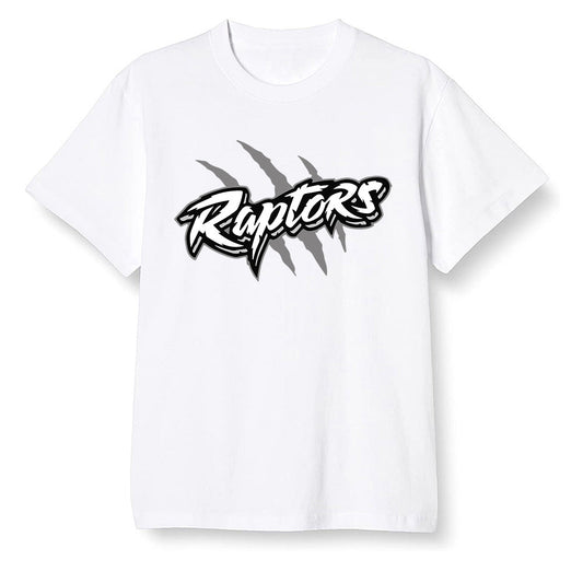 Pop Colour AJ1 Low Triple White - Raptors - White Men T-shirt