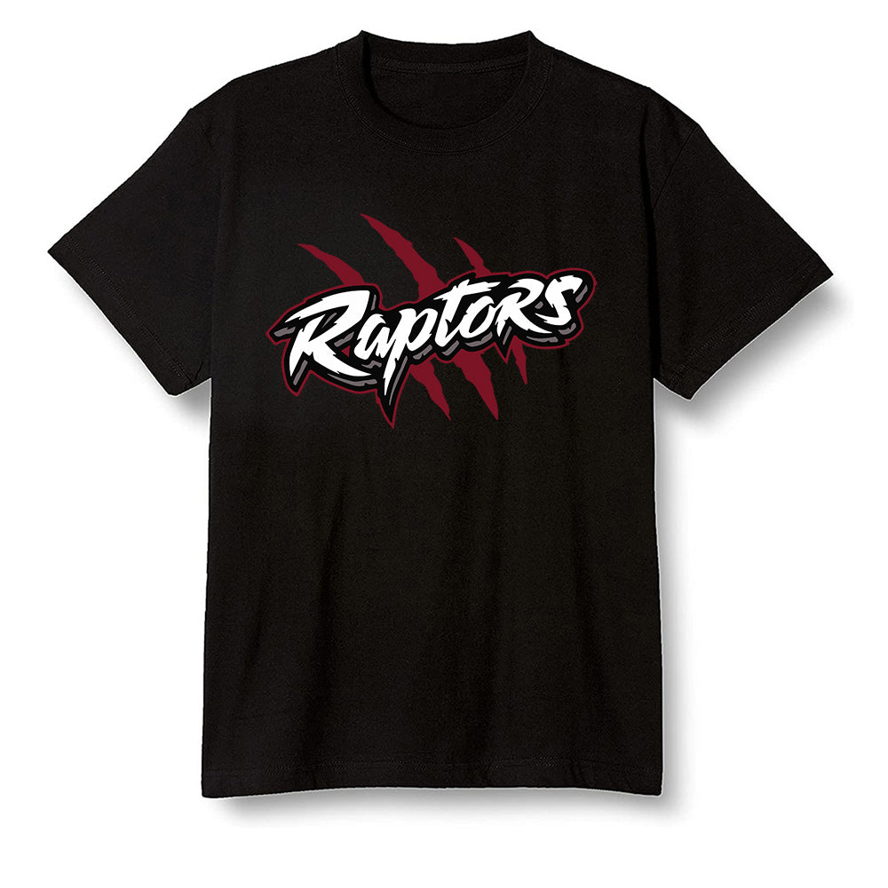 Pop Colour AJ1 Low Black Toe - Raptors - Black Men T-shirt