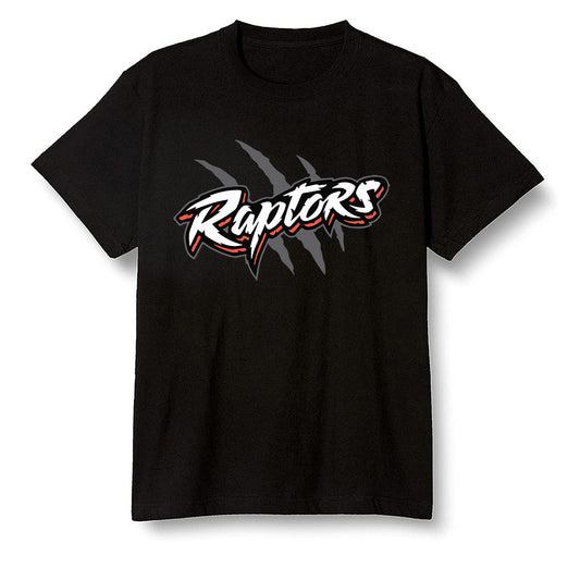 Pop Colour AJ1 Low GS Light Smoke Grey - Raptors - Black Men T-shirt
