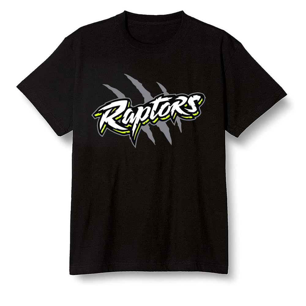 Pop Colour AJ1 Mid Grey Volt - Raptors - Black Men T-shirt