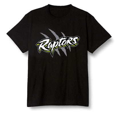 Pop Colour AJ1 Mid Grey Volt - Raptors - Black Men T-shirt