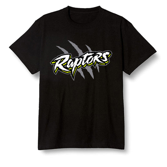 Pop Colour AJ1 Mid Grey Volt - Raptors - Black Men T-shirt