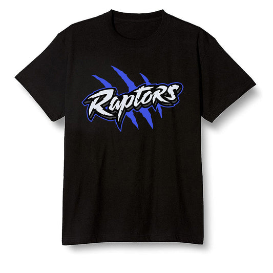 Pop Colour AJ1 Mid Hyper Royal - Raptors - Black Men T-shirt