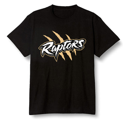 Pop Colour AJ1 Retro High OGetallic Gold - Raptors - Black Men T-shirt