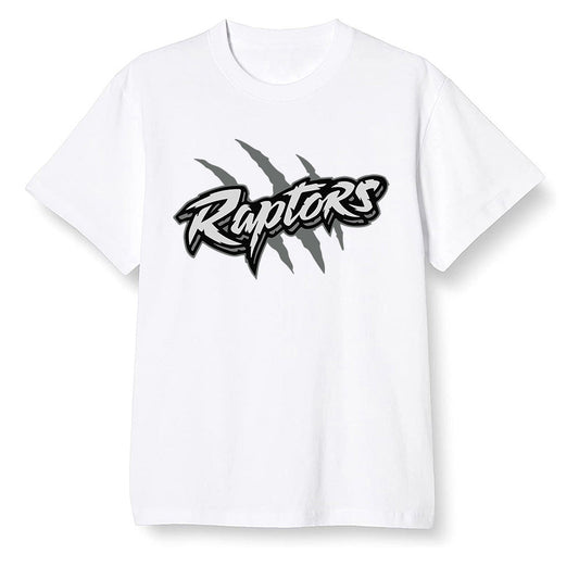 Pop Colour AJ1 Retro High OG Shadow 2.0 - Raptors - White Men T-shirt
