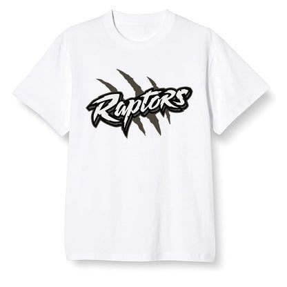 Pop Colour AJ1 Retro High Dark Mocha - Raptors - White Men T-shirt
