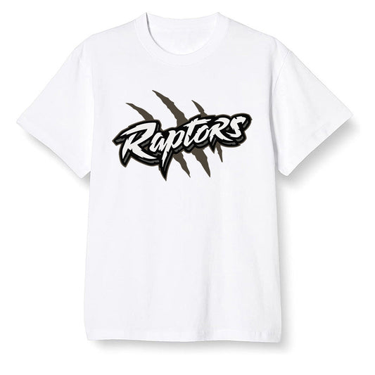 Pop Colour AJ1 Retro High Dark Mocha - Raptors - White Men T-shirt