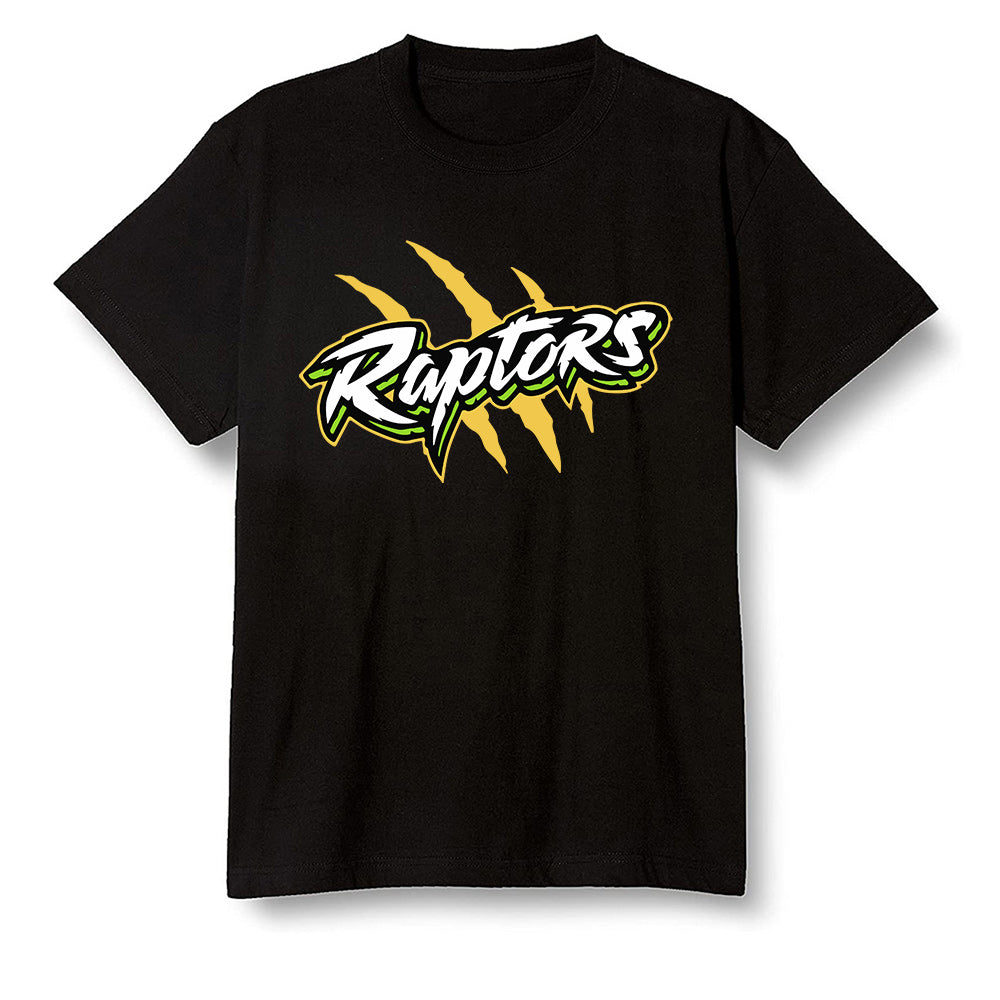Pop Colour AJ1 Retro High OG Volt Gold - Raptors - Black Men T-shirt