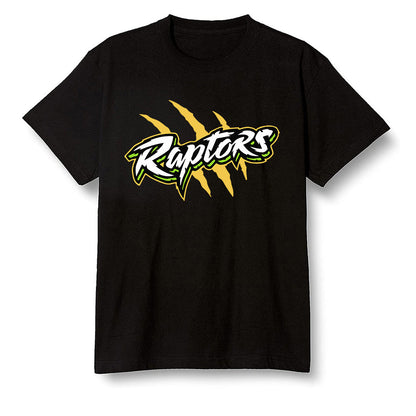 Pop Colour AJ1 Retro High OG Volt Gold - Raptors - Black Men T-shirt