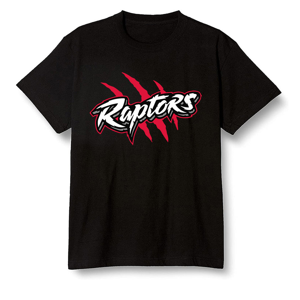 Pop Colour AJ1 Retro High OG Light Smoke Grey - Raptors - Black Men T-shirt
