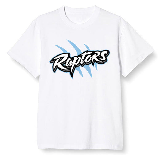 Pop Colour AJ1 Retro High OG University Blue - Raptors - White Men T-shirt