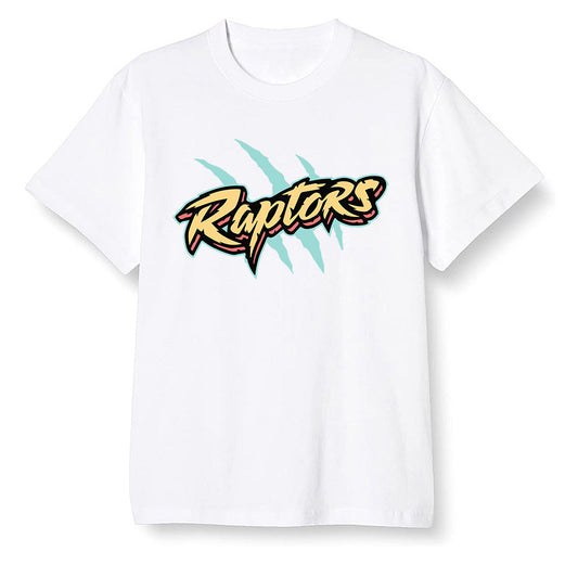 Pop Colour AJ1 Retro High OG Tokyo Bio Hack - Raptors - White Men T-shirt