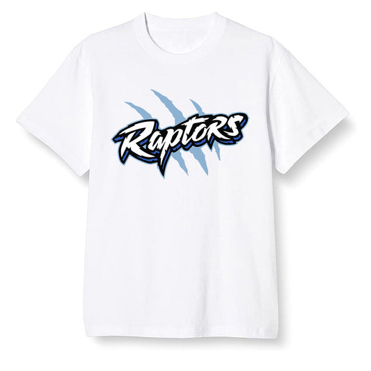 Pop Colour AJ1 Retro High OG Hyper Royal - Raptors - White Men T-shirt