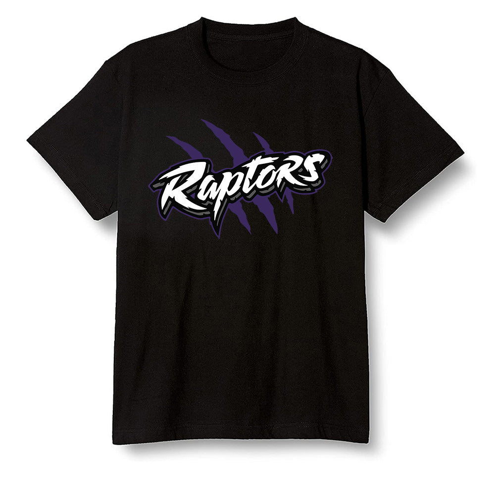 Pop Colour AJ1 Retro High OG Court Purple - Raptors - Black Men T-shirt