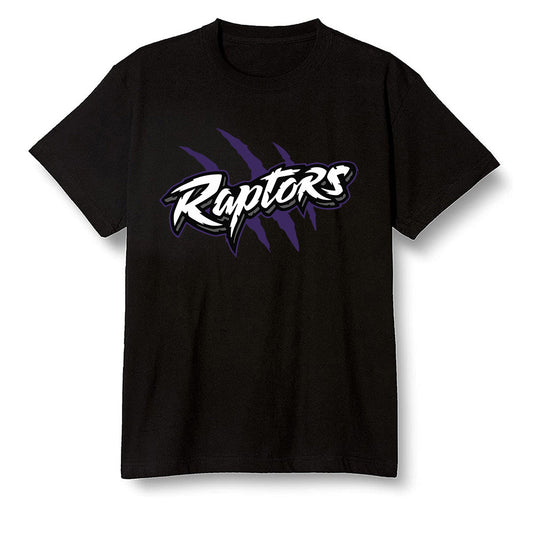 Pop Colour AJ1 Retro High OG Court Purple - Raptors - Black Men T-shirt